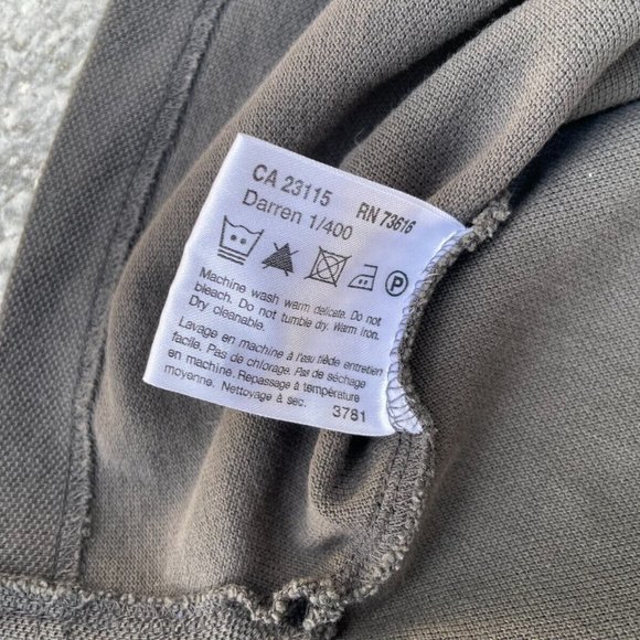 Hugo Boss Men Polo Tee Short Sleeve Olive Tshirt Cotton Tee Size XXL - Picture 8 of 9